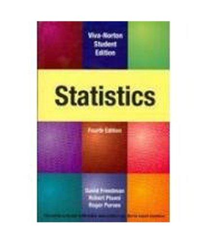 Statistics 4 edition (Viva Reprint)